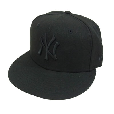 NEW ERA ニューエラ キャップ Paper Planes ペーパープレーンズ NY ニューヨークヤンキース キャップ ブラック×グレー ブラック系 7 1/4【美品】【中古】