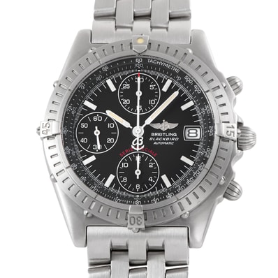 BREITLING ブライトリング クロノマット A13350(A146BLBDBA) ブラックバード ステンレススチール【中古】