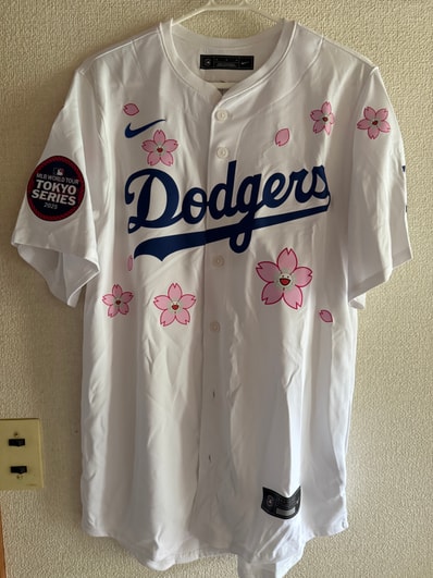 Takashi Murakami x MLB World Tour Tokyo Series 2025 Dodgers Tokyo Home Jersey "White"