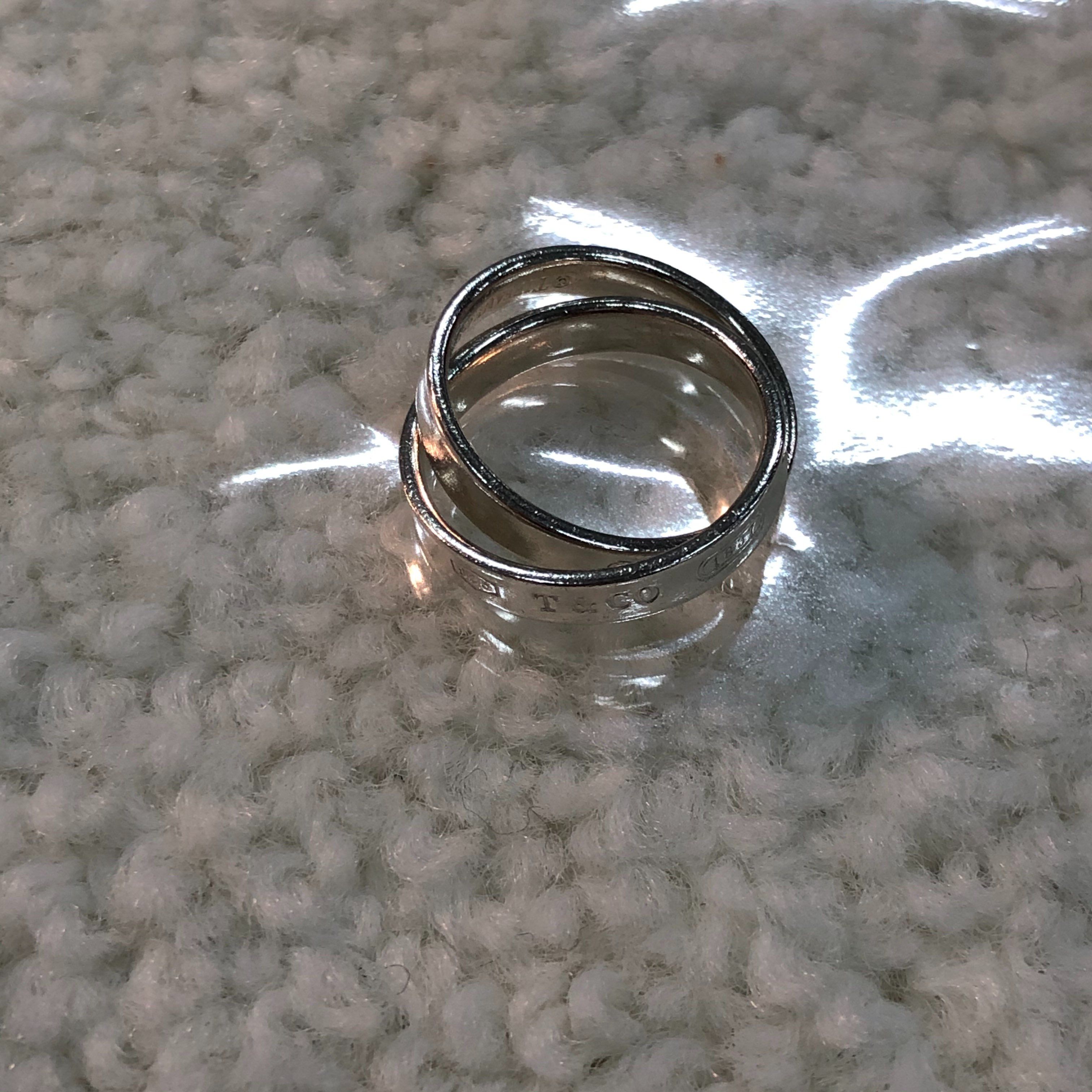 ティファニー 1837 インターロッキング 925 4.7g #8.5