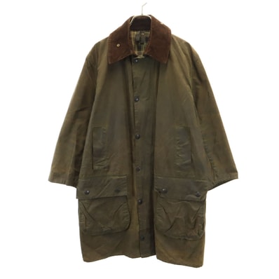 Barbour バブアー 90s 3ワラント ボーダー BORDER オイルドジャケット C36/91CM ブラウン系
