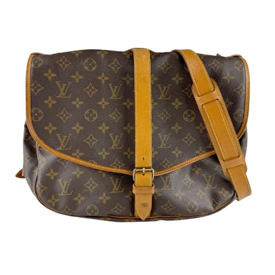 ルイ ヴィトン LOUIS VUITTON ショルダーバッグ モノグラム ソミュール35 モノグラムキャンバス ブラウン ユニセックス M42254【中古】 z9530