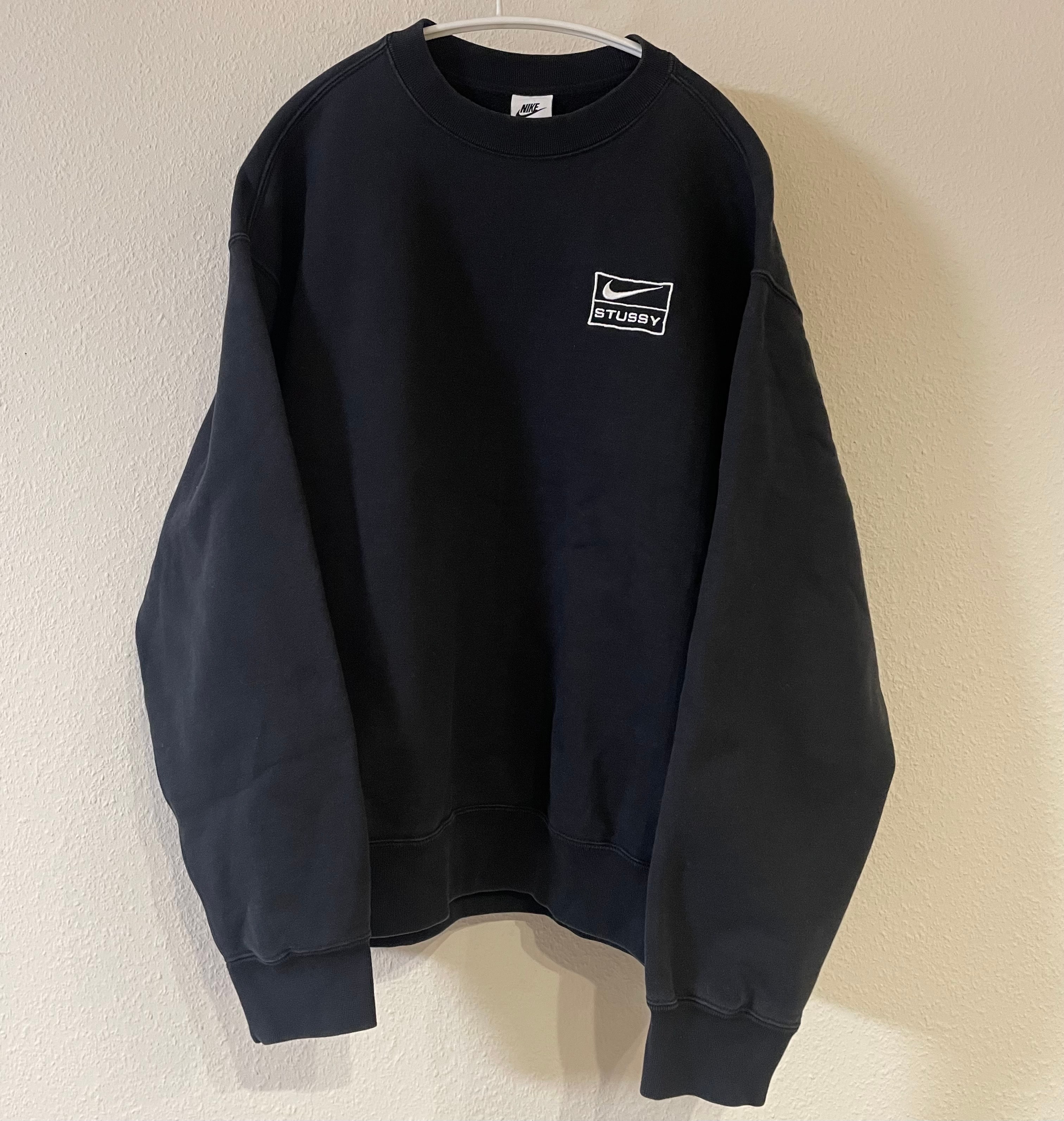 ステューシー x ナイキ ウォッシュ クルー (USサイズ) "ブラック" DO5310-010