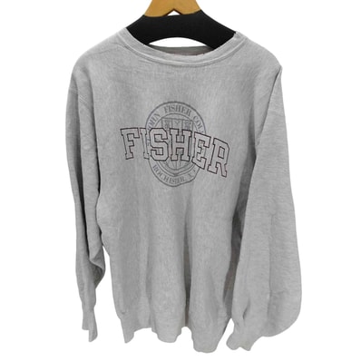 FISHER COLLEGE エンブレム ロゴ プリント 袖目つき スウェット【1141523382804】