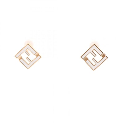 フェンディ FENDI フォーエバー フェンディ ピアス ジュエリー GP(ゴールドメッキ) レディース ゴールド系 / ホワイト系 8AL294TL9F0A47 【新品】