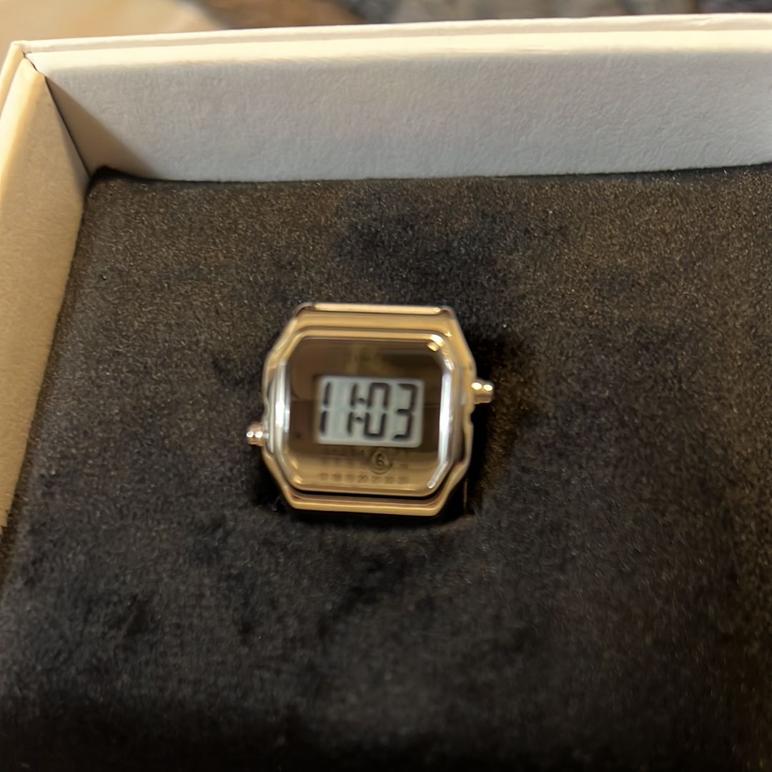 TIMEX x MM6 Maison Margiela T80 Ring Watch "Silver"