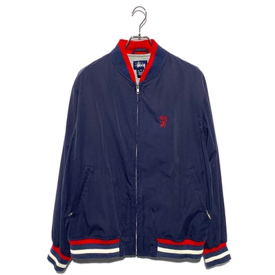 Stussy Zip Up Blouson navy 90-00s