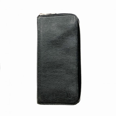 【6de5893】ルイヴィトン 長財布 タイガ ジッピーウォレットヴェルティカル M32822 ノワール【中古】メンズ