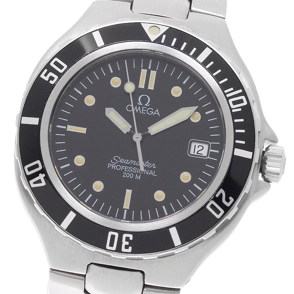 ☆良品  オメガ シーマスター200m デイト  クォーツ メンズ 【中古】