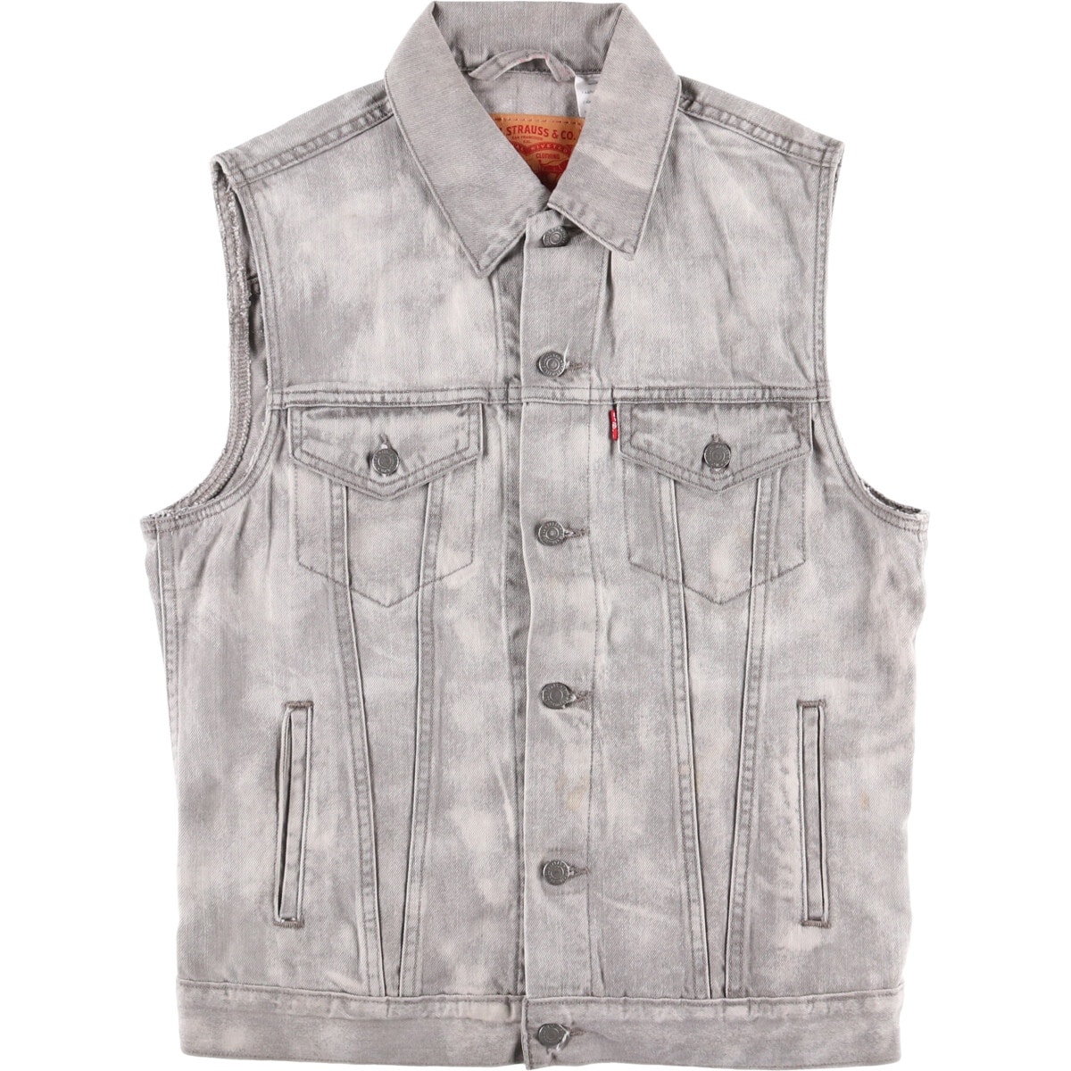 古着 リーバイス Levi's ケミカルウォッシュ デニムベスト メンズM相当/eaa544740