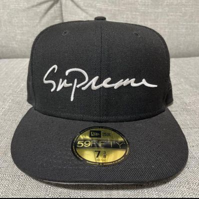 Supreme Classic Script New Era "Black"