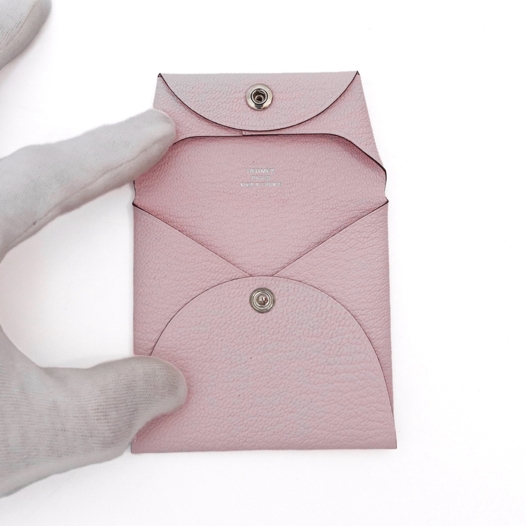A (未使用に近い)】【極品】エルメス バスティア W刻印 コインケース