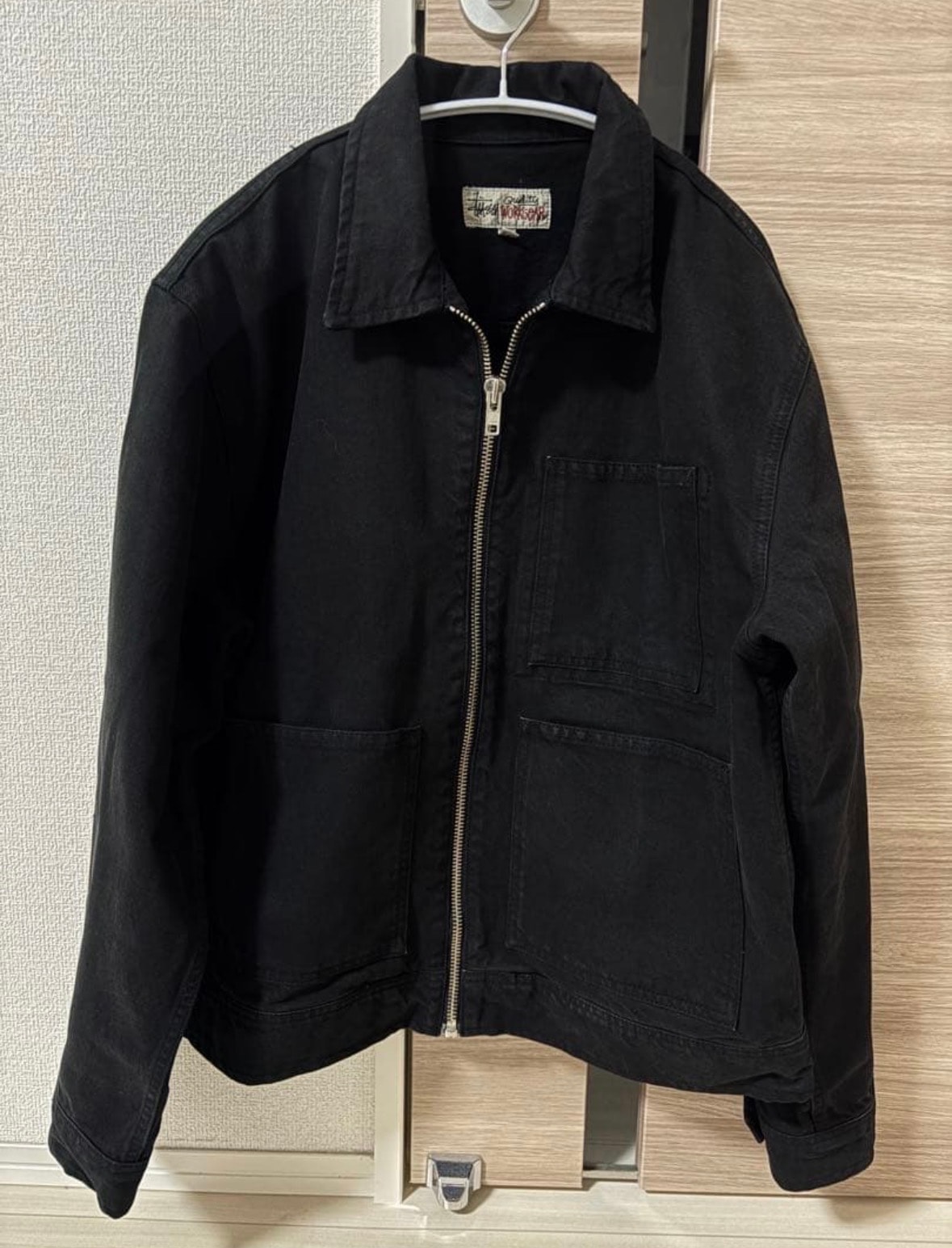 Stussy Overdyed Zip Work Jacket 