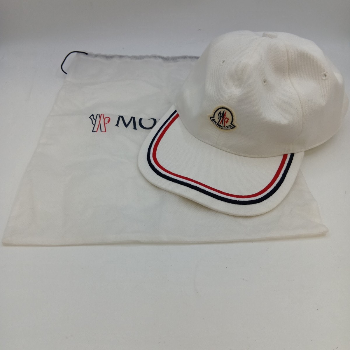 MONCLER モンクレール 帽子 キャップ ベースボールキャップ 0098155 V0001 ホワイト