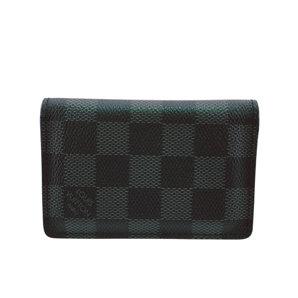 ルイヴィトン LOUIS VUITTON カードケース ダミエグラフィット オーガナイザードゥポッシュ 名刺入れ 定期入れ N63143 ブラック