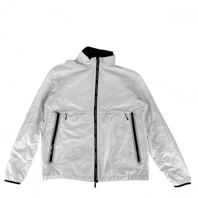 MONCLER モンクレール ブルゾン SABIK ナイロンジャケット 3サイズ アウター アパレル 服 メッシュ I10911A00105 ライトグレー ブラック 黒 ブラック金具 ナイロン メンズ 冬【中古品】