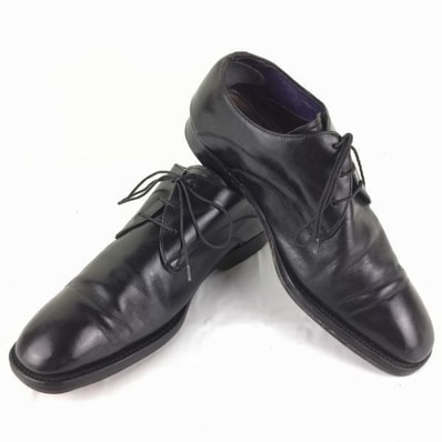試着交換OK!Paul Smith/ポールスミス プレーントゥ ビジネスシューズ〈黒/BLACK/ブラック〉size8 26.5/メンズ//men's 菅NO.メZB-18
