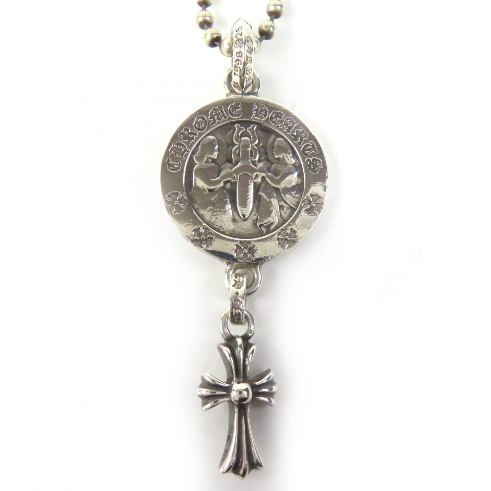 Chrome Hearts Baby Fat Angel Medal Charm Fuck You "Silver"