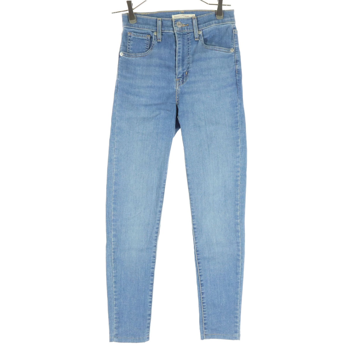 Levi's リーバイス MILE HIGH SUPER SKINNY ストレッチ スキニーデニムパンツ w25 ライトブルー