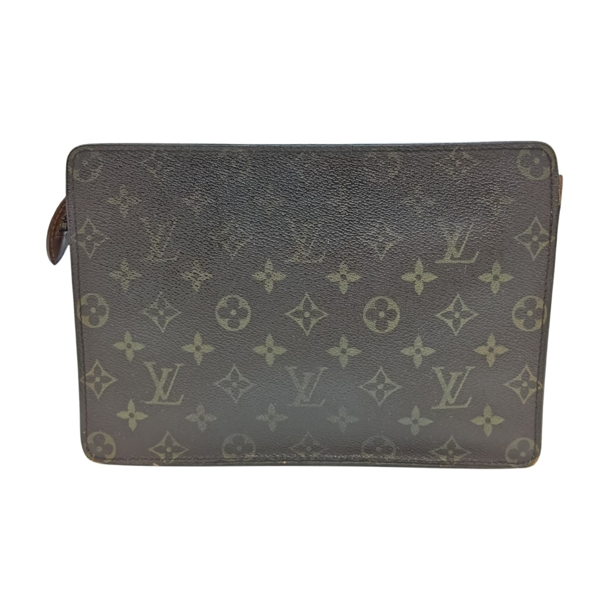 LOUIS VUITTON ルイヴィトン モノグラム ポシェットオム クラッチバッグ セカンドバッグ M51795 ブラウン