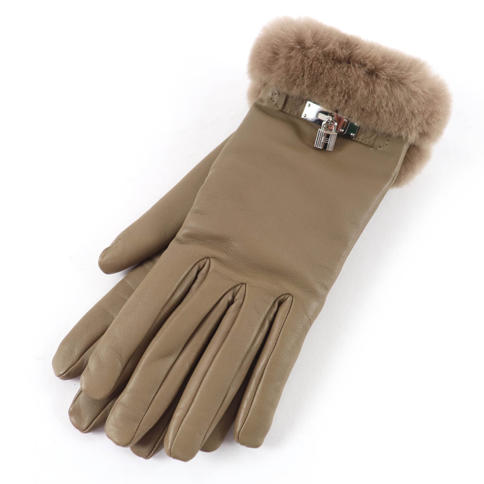 美品 エルメス 手袋 プリンセス レディース 7.5