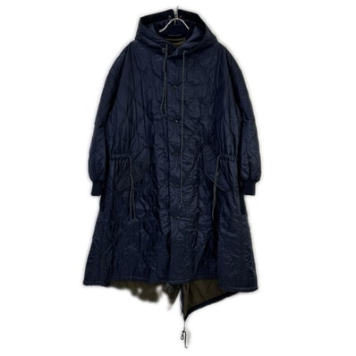 ワイズ YC-C01-602 ネイビー ナイロン ドローコード キルティングジャケット 1