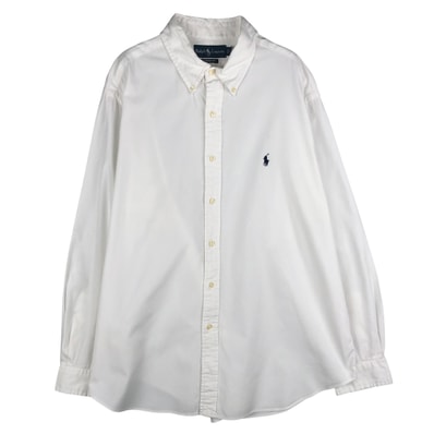 古着 ラルフローレン Ralph Lauren CLASSIC FIT クラシックフィット 長袖 ボタンダウンシャツ メンズXXXL相当/eaa458875
