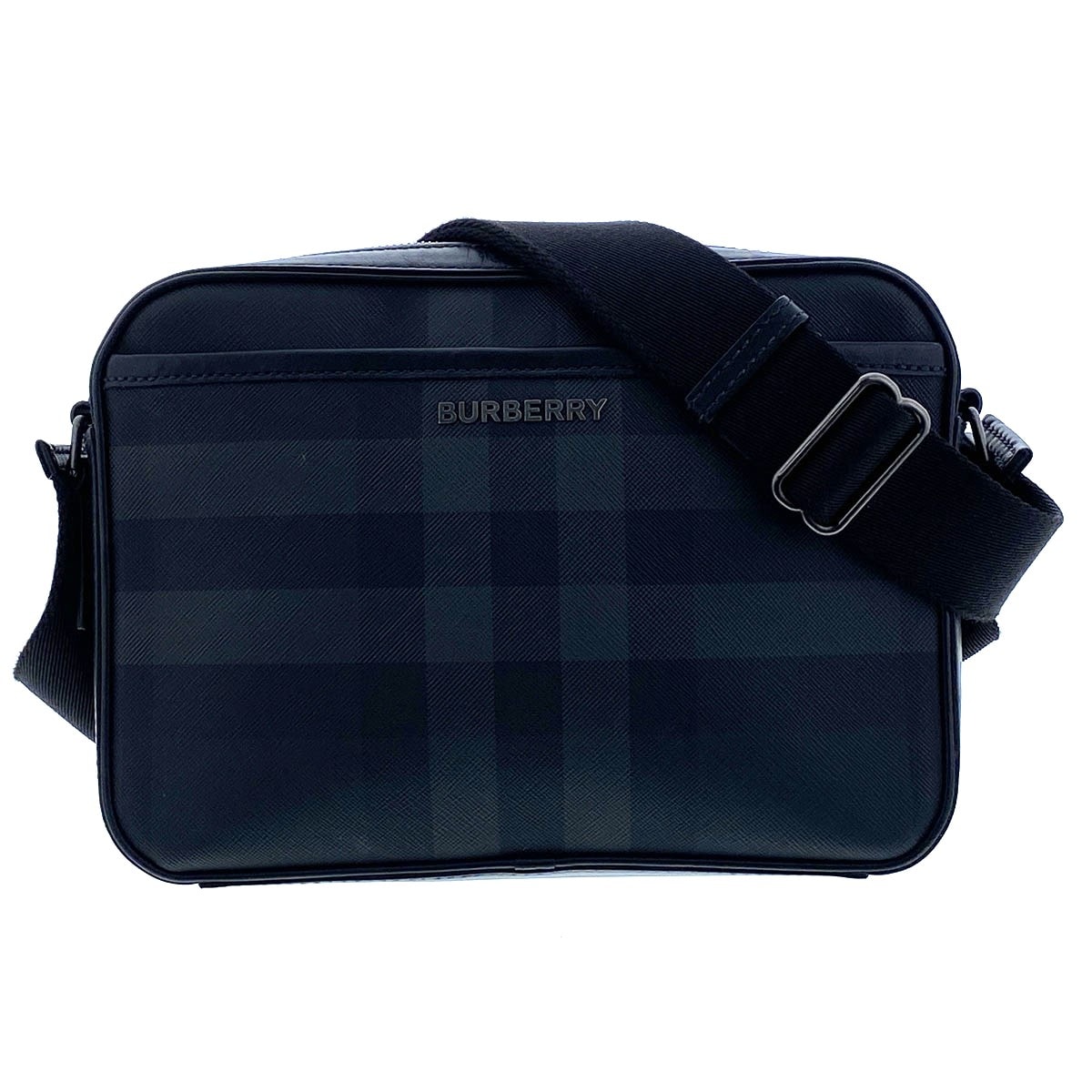 【値下げ】BURBERRY バーバリー マズウェル ショルダーバッグ ショルダーバッグ 8068588 PVC ブラック  レディース【中古】