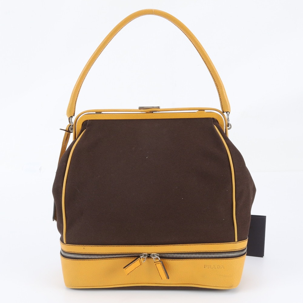 ■美品 プラダ カナパ チェルニエーラ ドクター バッグショルダーバッグ
