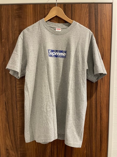 Supreme Bandana Box Logo Tee "Grey"