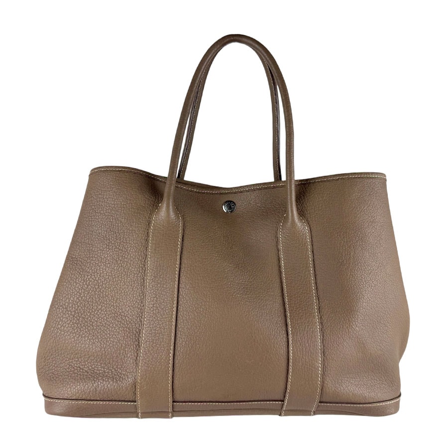 エルメス HERMES ハンドバッグ ガーデンパーティPM 36 ネゴンダ エトゥープ ユニセックス【中古】 z9922