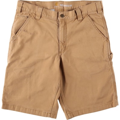 古着 カーハート Carhartt RELAXED FIT ダック地ペインターショーツ ハーフパンツ メンズw34相当/eaa648098