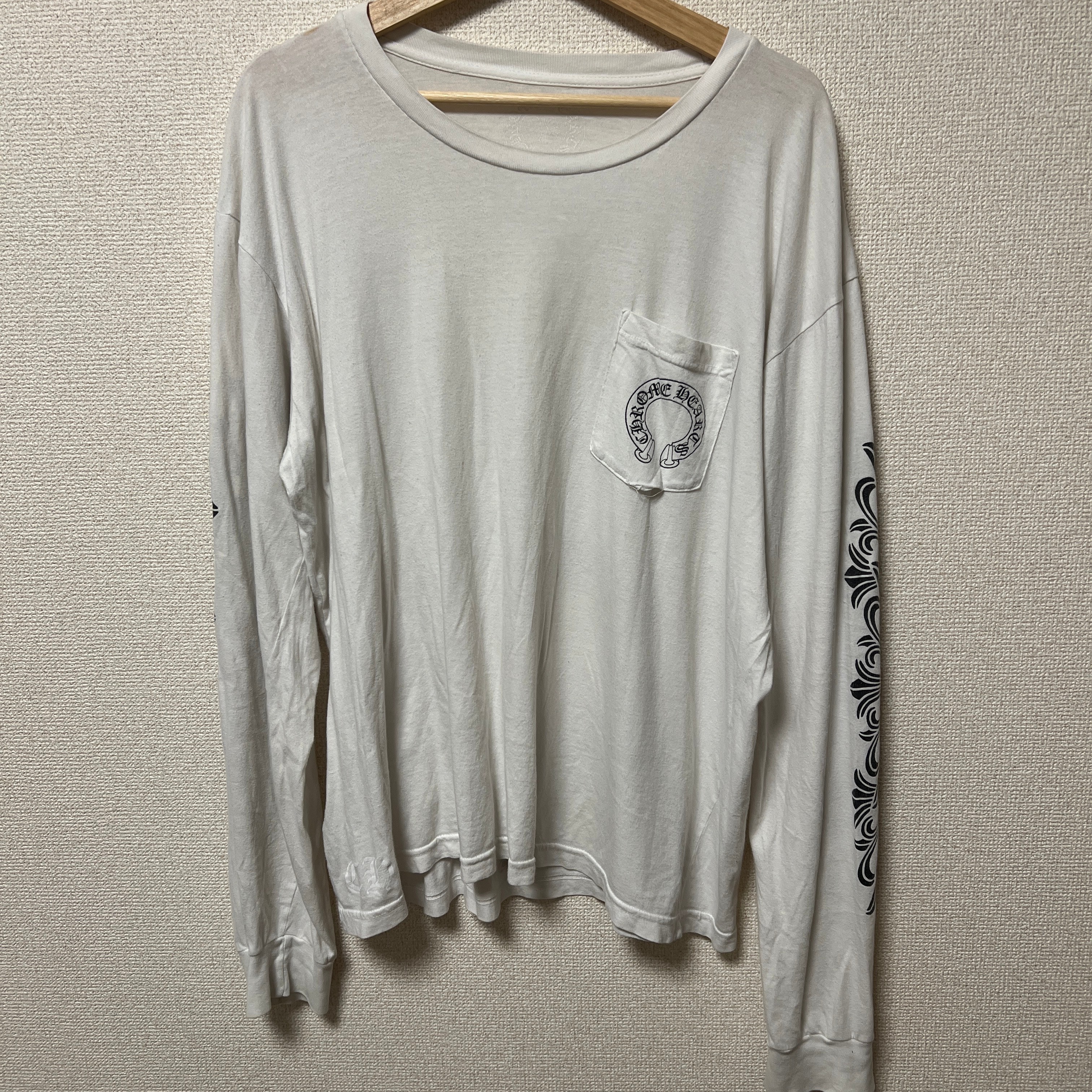Chrome Hearts Horse Shoe L/S T-Shirt "White"