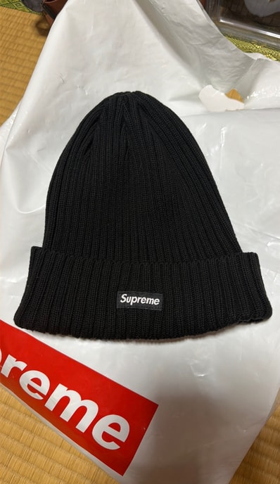 Supreme Overdyed Beanie "Black"(19SS)
