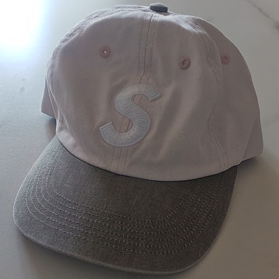 Supreme Pigment Coated 2-Tone S Logo 6-Panel "Light Pink"
