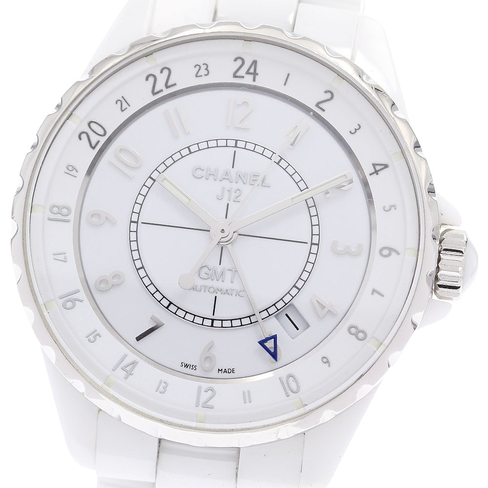 シャネル J12 38mm GMT H3103 自動巻き メンズ 【中古】