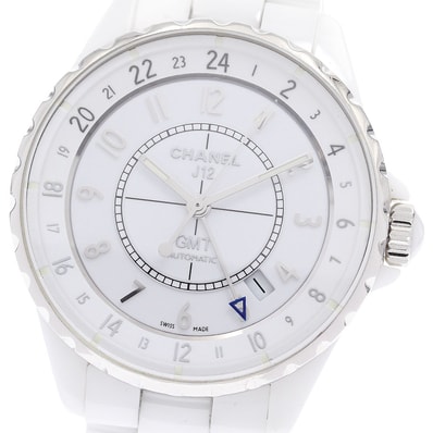 シャネル J12 38mm GMT H3103 自動巻き メンズ 【中古】