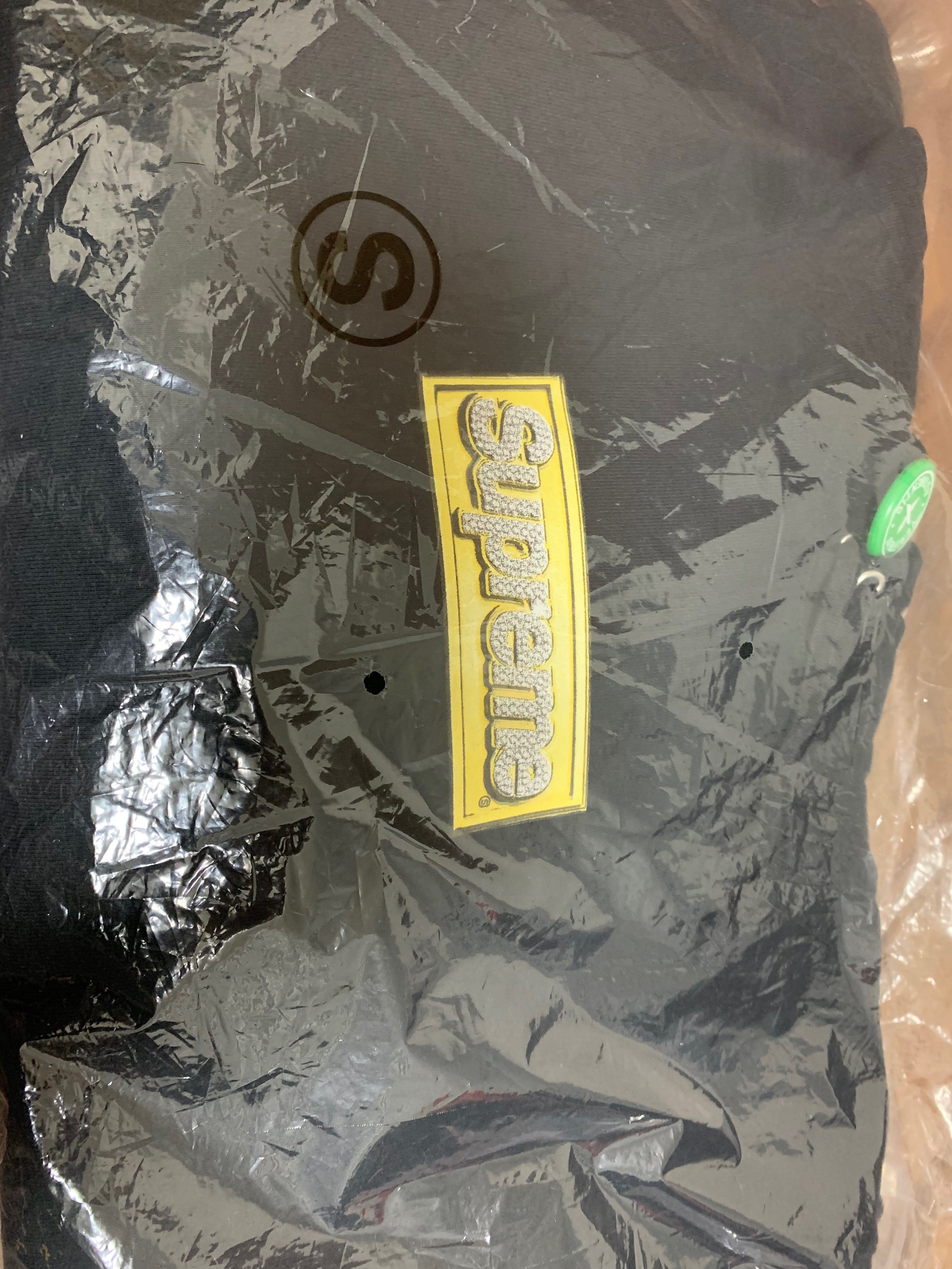 Supreme Bling Box Logo Hooded Sweatshirt "Black"