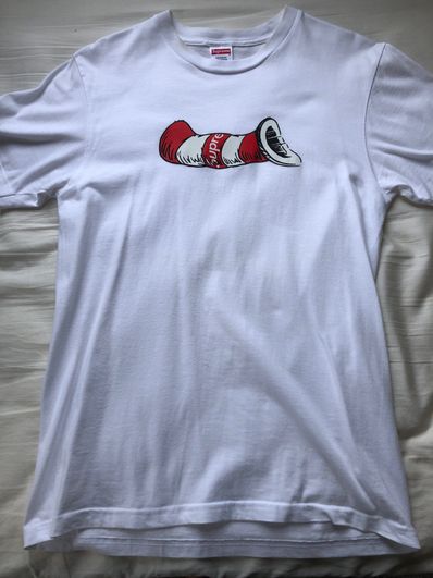 Supreme Cat In The Hat Tee "White"