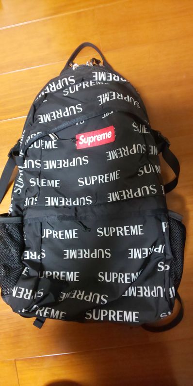 Supreme 3M Reflective Repeat Backpack "Black"