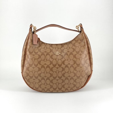 COACH(コーチ) ハーレー ホーボー シグネチャー F38300 トートバッグ ベージュ