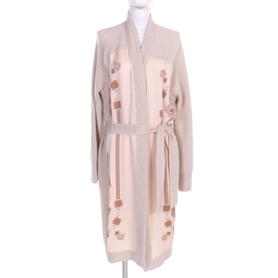 極美品 エルメス カーディガン Les Tambours Finesse 38