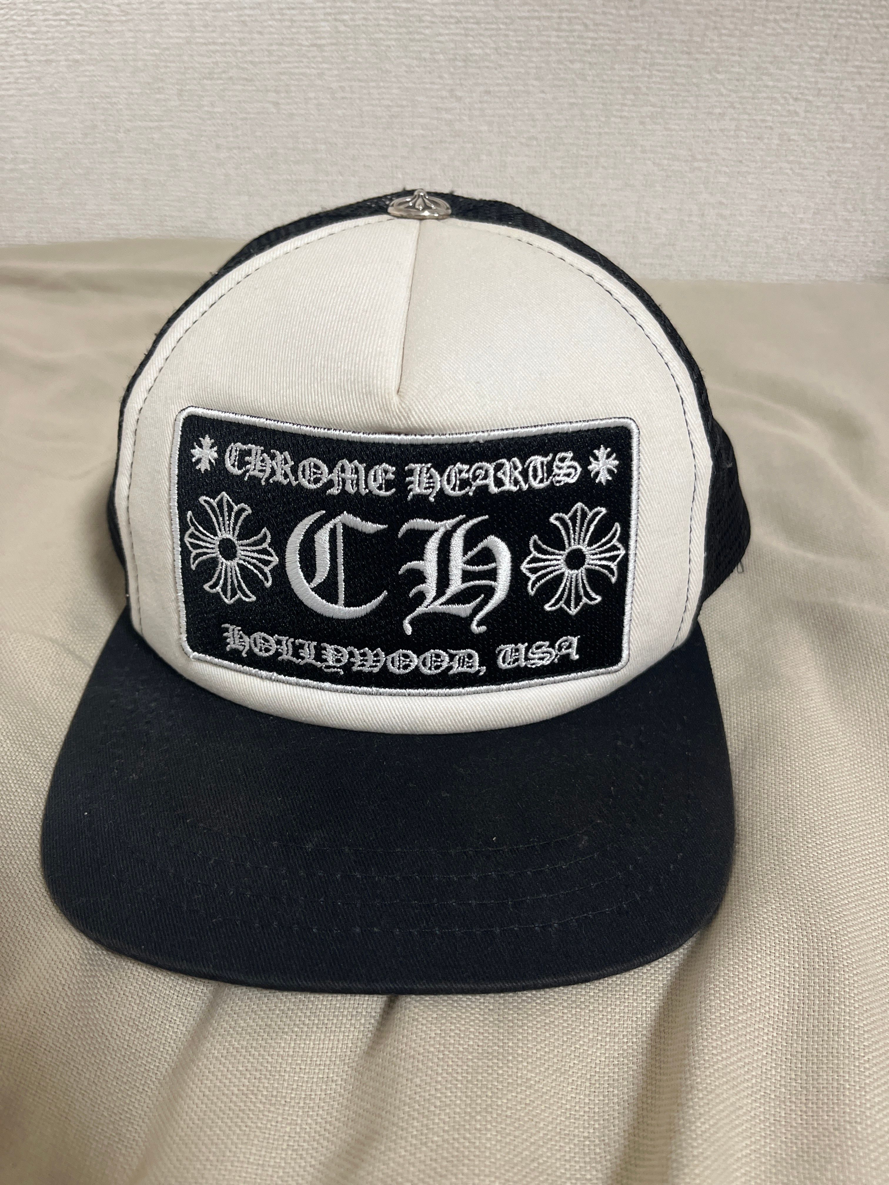 Chrome Hearts Trucker Cap CH "Black/White"
