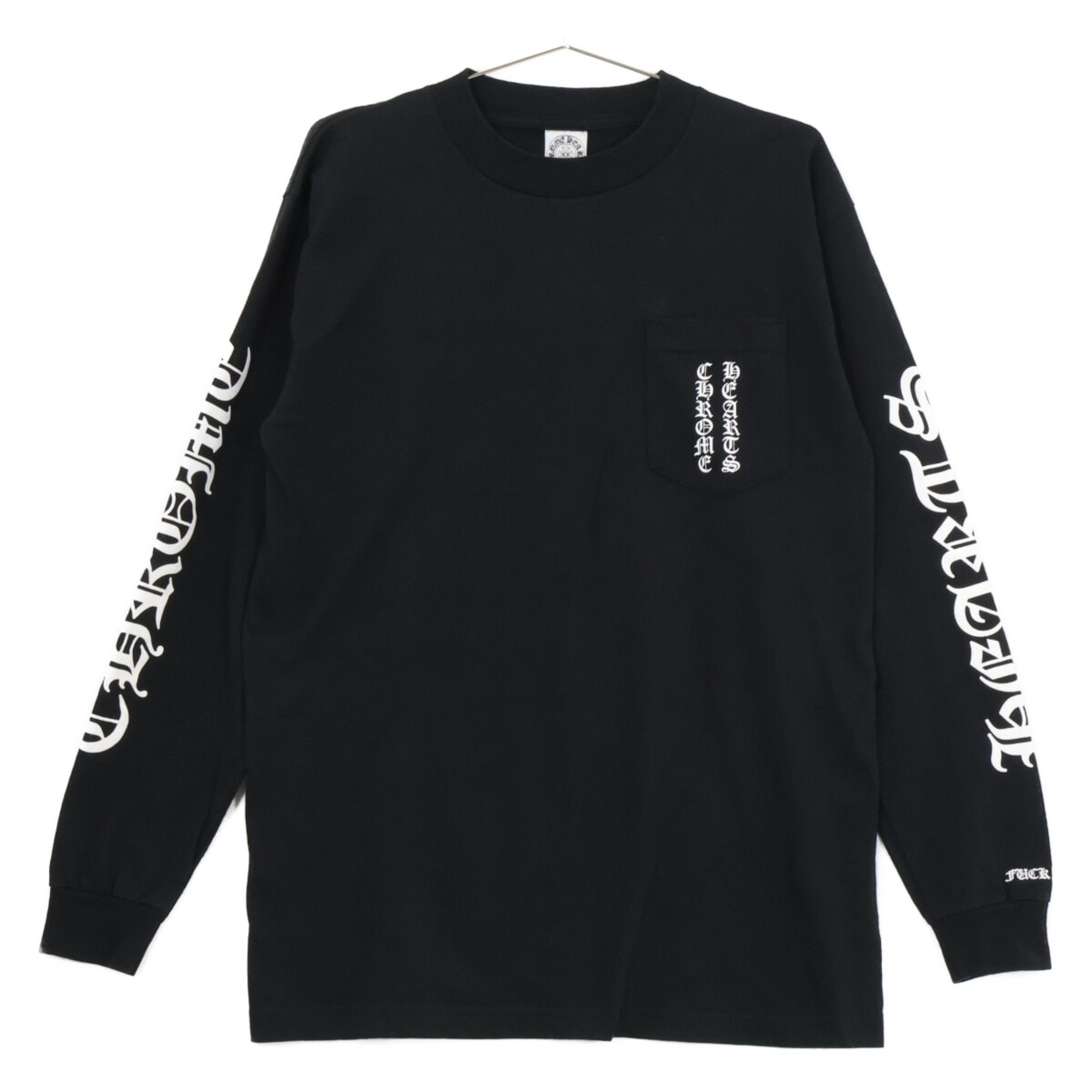 Chrome Hearts Old Arm Logo Scroll Label L/S T-Shirt "Black"