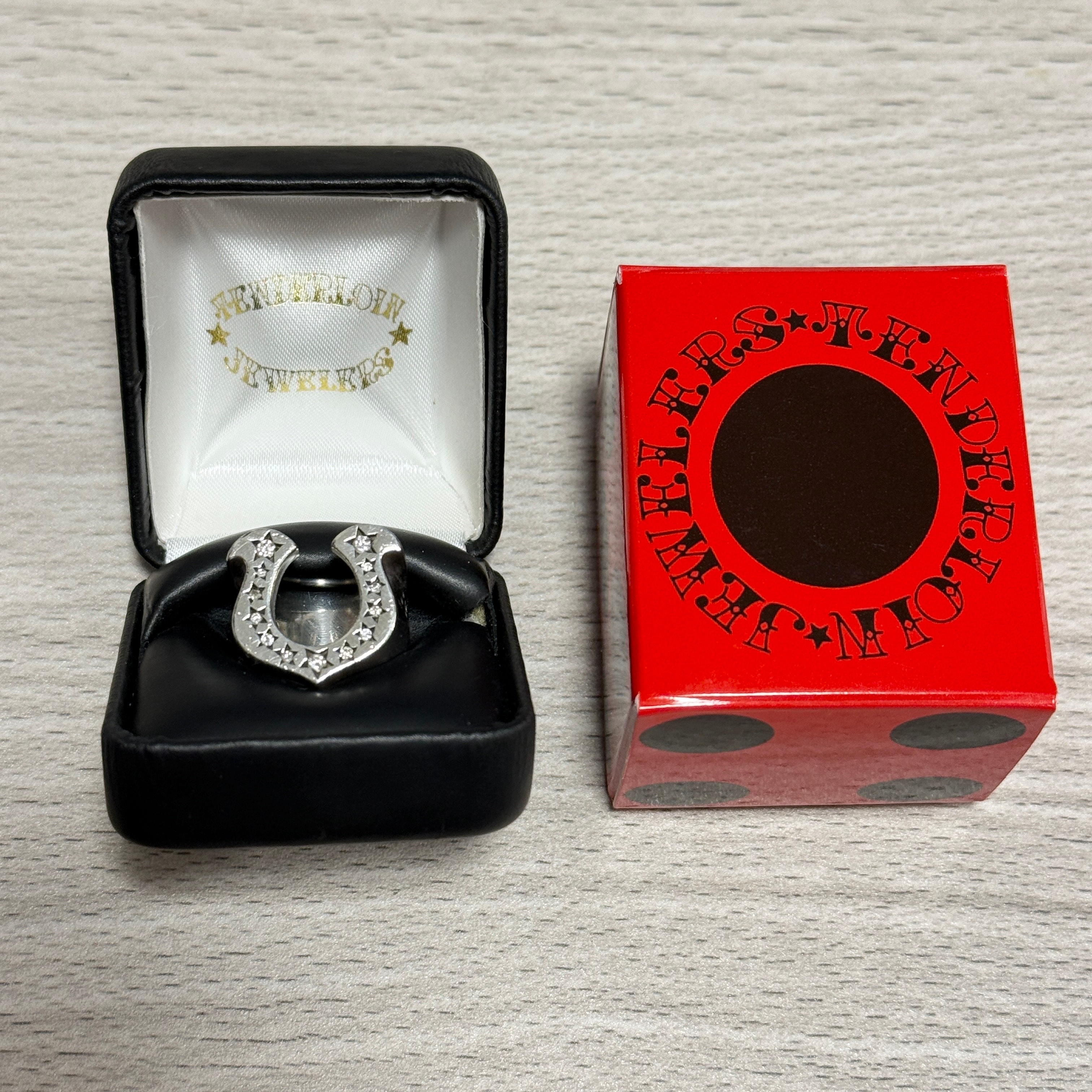 TENDERLOIN Horseshoe Ring Lab Grown Diamonds SV925 "Silver"