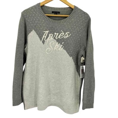 Apres Ski バーズアイ クルーネックニット【1139022051444】