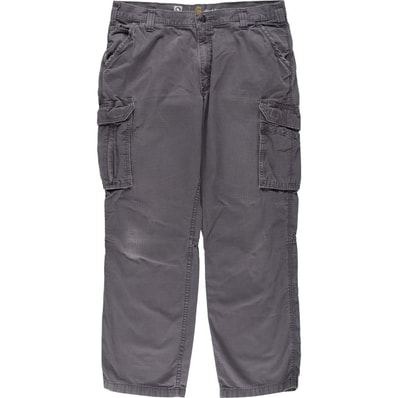 古着 カーハート Carhartt RELAXED FIT リップストップ カーゴワークパンツ メンズw38相当/eaa617446