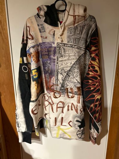 Supreme LSD Spells Hooded Sweatshirt "Ivory"