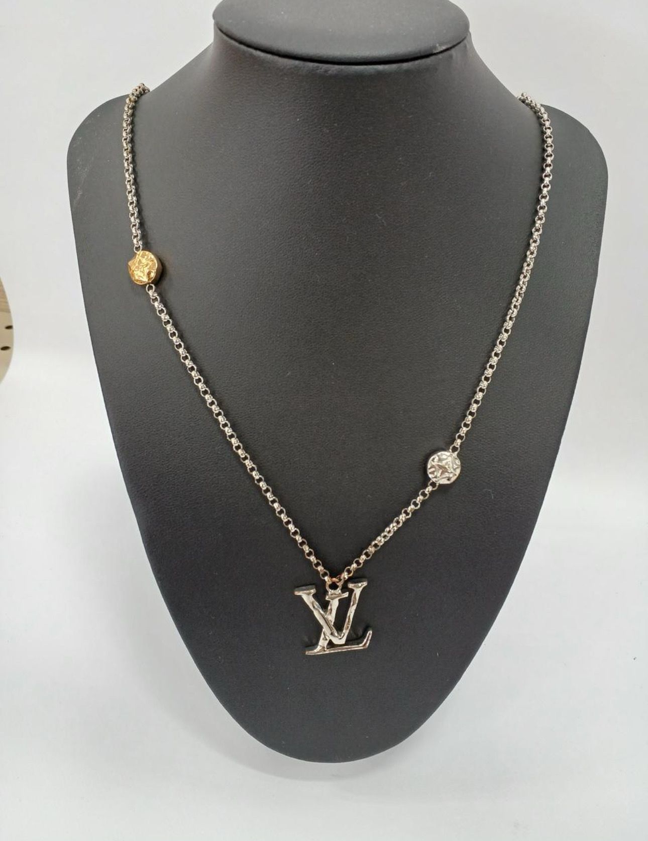 Louis Vuitton Monogram Carved Necklace