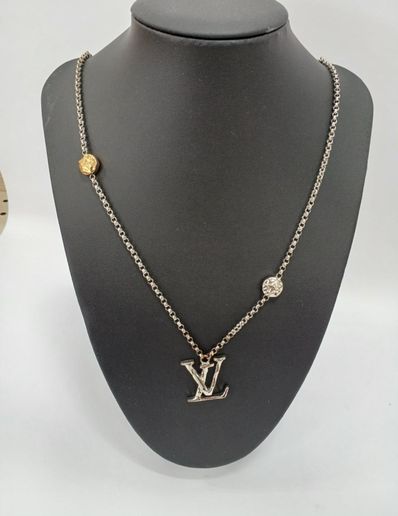 Louis Vuitton Monogram Carved Necklace